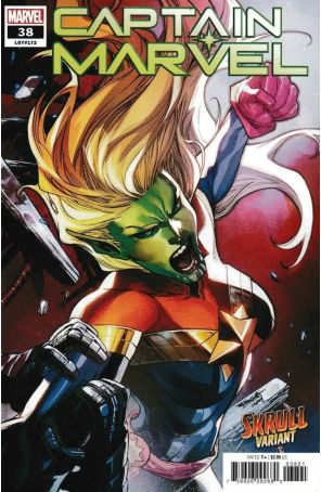Captain Marvel (11th Series) 38A published by Marvel with cover art by Stephen Segovia