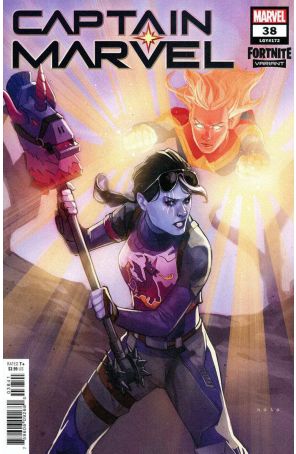 Captain Marvel (11th Series) 38C published by Marvel with cover art by Jan Bazaldua