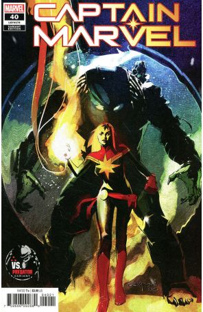 Captain Marvel (11th Series) 40A published by Marvel with cover art by Cary Nord