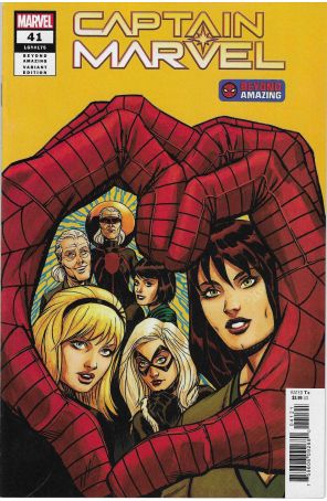 Captain Marvel (11th Series) 41A published by Marvel with cover art by Dave Johnson
