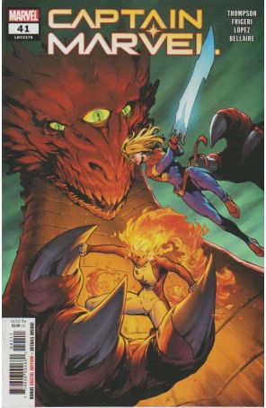 Captain Marvel (11th Series) 41 published by Marvel with cover art by Juan Frigeri