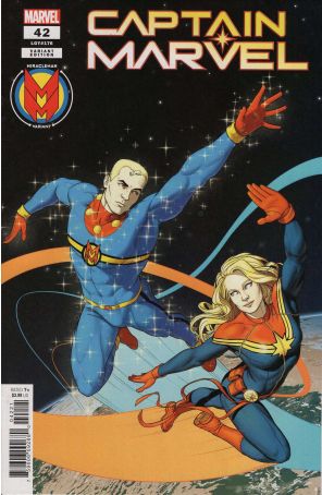Captain Marvel (11th Series) 42A published by Marvel with cover art by Jamie McKelvie