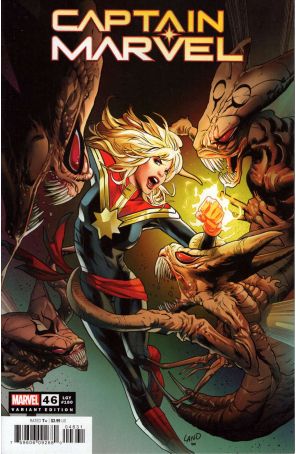 Captain Marvel (11th Series) 46B published by Marvel with cover art by Greg Land