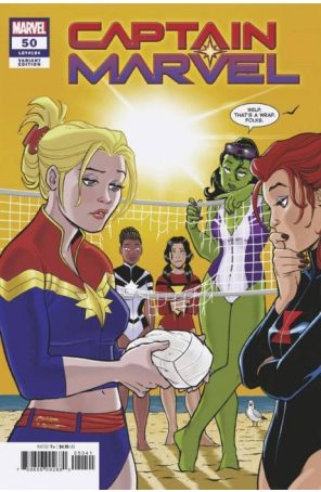 Captain Marvel (11th Series) 50C published by Marvel with cover art by Amanda Conner