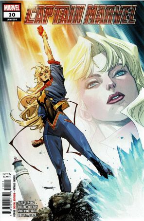 Captain Marvel (12th Series) 10 published by Marvel with cover art by Stephen Segovia