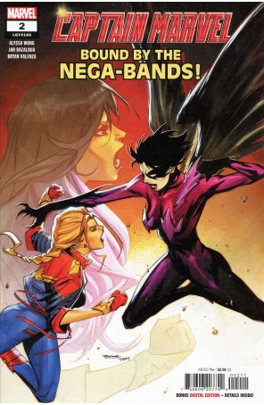 Captain Marvel (12th Series) 2 published by Marvel with cover art by Stephen Segovia