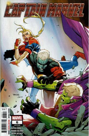 Captain Marvel (12th Series) 6 published by Marvel with cover art by Stephen Segovia