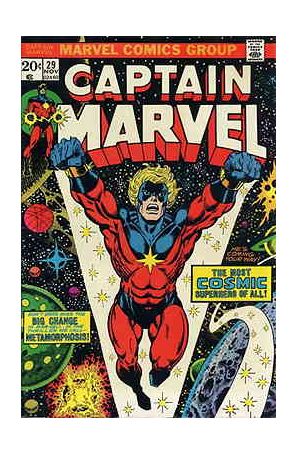 Captain Marvel (1st Series) 29 published by Marvel with cover art by Jim Starlin
