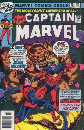Captain Marvel (1st Series) 45 published by Marvel