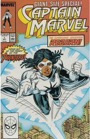 Captain Marvel (2nd Series) 1 published by Marvel with cover art by Mark D. Bright