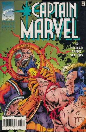 Captain Marvel (4th Series) 4 published by Marvel with cover art by Ed Benés