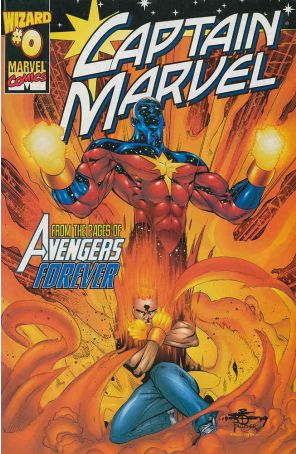 Captain Marvel (5th Series) 0 published by Marvel with cover art by Chris Cross