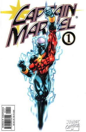 Captain Marvel (5th Series) 1A published by Marvel with cover art by Chris Cross