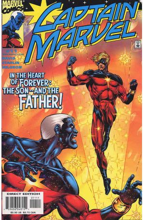 Captain Marvel (5th Series) 11 published by Marvel with cover art by Jim Starlin