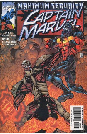 Captain Marvel (5th Series) 12 published by Marvel with cover art by Chris Cross