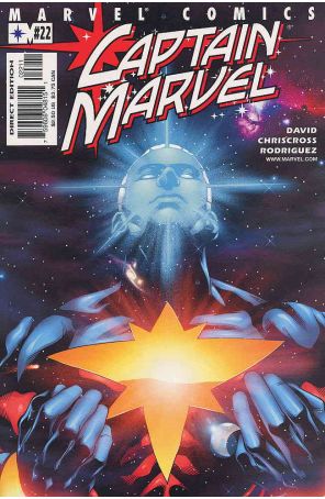 Captain Marvel (5th Series) 22 published by Marvel with cover art by Chris Cross