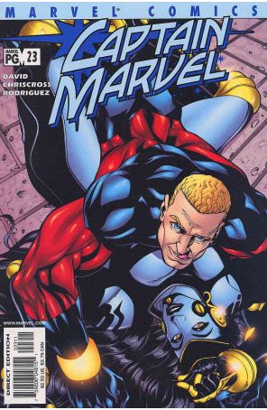 Captain Marvel (5th Series) 23 published by Marvel with cover art by Chris Cross