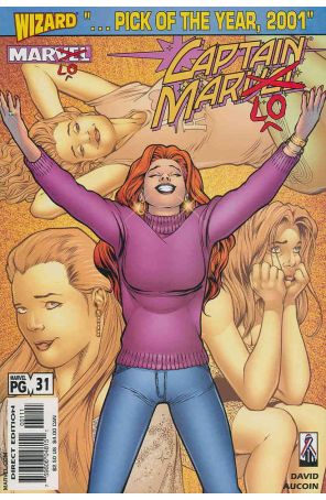 Captain Marvel (5th Series) 31 published by Marvel with cover art by Kevin Maguire