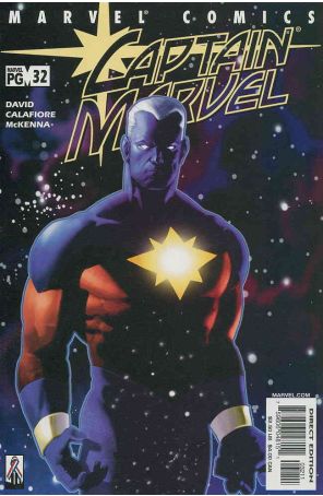 Captain Marvel (5th Series) 32 published by Marvel with cover art by Ariel Olivetti