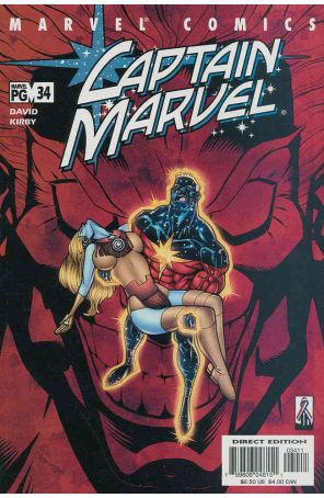 Captain Marvel (5th Series) 34 published by Marvel with cover art by Chris Cross