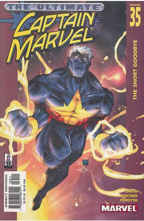 Captain Marvel (5th Series) 35 published by Marvel with cover art by Rey