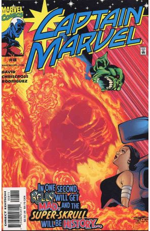 Captain Marvel (5th Series) 8 published by Marvel with cover art by Chris Cross