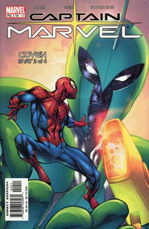 Captain Marvel (6th Series) 10 published by Marvel with cover art by Alan Davis