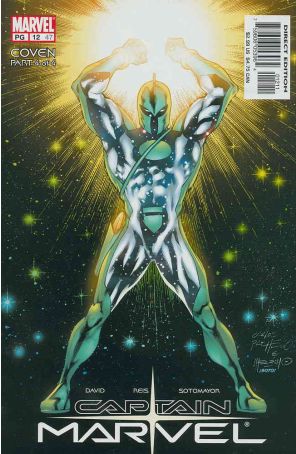 Captain Marvel (6th Series) 12 published by Marvel with cover art by Carlos Pacheco