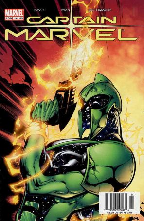 Captain Marvel (6th Series) 14 published by Marvel with cover art by Howard Porter