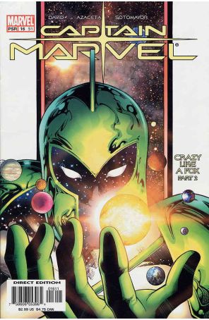 Captain Marvel (6th Series) 16 published by Marvel with cover art by Barry Kitson