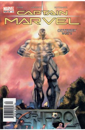 Captain Marvel (6th Series) 20 published by Marvel with cover art by Chris Cross