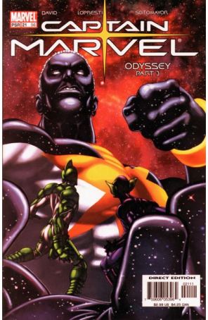 Captain Marvel (6th Series) 21 published by Marvel with cover art by Chris Cross