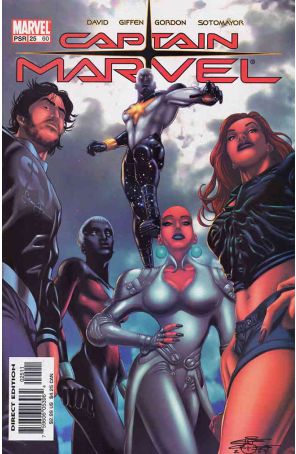 Captain Marvel (6th Series) 25 published by Marvel with cover art by Chris Cross