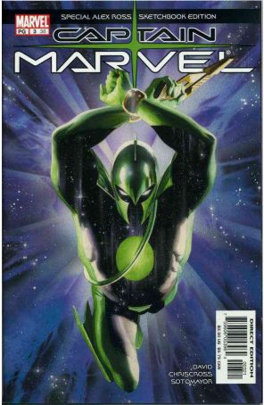 Captain Marvel (6th Series) 3A published by Marvel with cover art by Alex Ross
