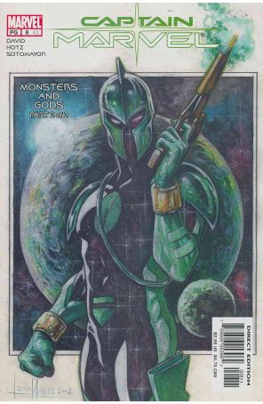 Captain Marvel (6th Series) 8 published by Marvel with cover art by Leonardo Manco