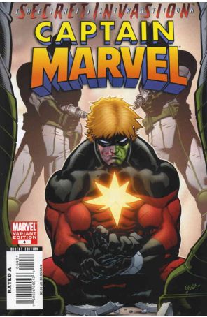 Captain Marvel (7th Series) 4B published by Marvel with cover art by Ed McGuinness