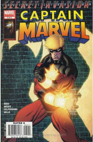 Captain Marvel (7th Series) 5 published by Marvel with cover art by Ed McGuinness