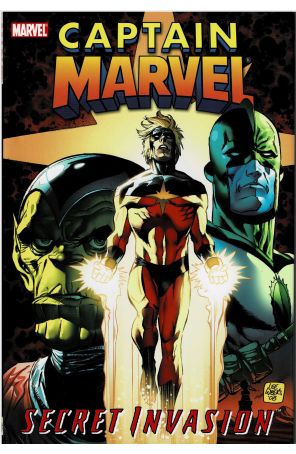 Captain Marvel (7th Series) TPB HC 1 published by Marvel with cover art by Lee Weeks