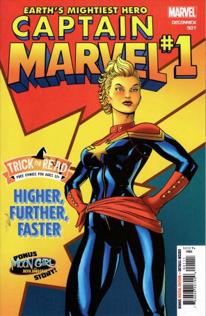 Captain Marvel (8th Series) 1D published by Marvel with cover art by Ed McGuinness