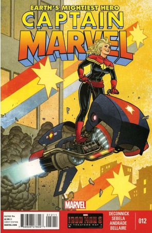 Captain Marvel (8th Series) 12 published by Marvel with cover art by Joe Quinones