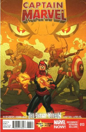 Captain Marvel (8th Series) 13 published by Marvel with cover art by Joe Quinones