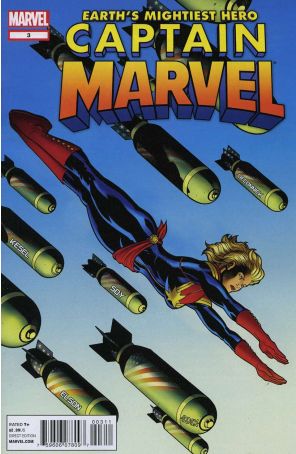 Captain Marvel (8th Series) 3 published by Marvel with cover art by Ed McGuinness