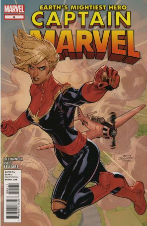 Captain Marvel (8th Series) 5 published by Marvel with cover art by Terry Dodson