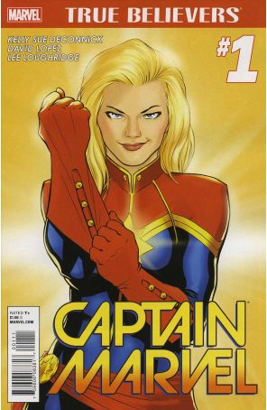 Captain Marvel (9th Series) 1 (3rd) published by Marvel with cover art by David Lopez