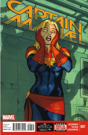 Captain Marvel (9th Series) 7 published by Marvel with cover art by David Lopez
