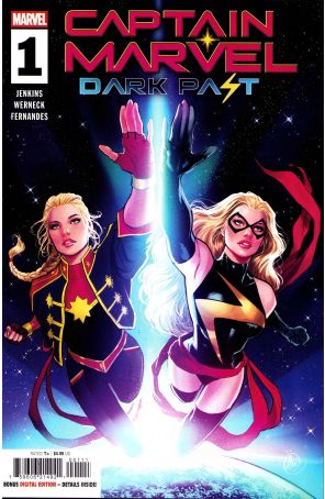 Captain Marvel: Dark Past 1 published by Marvel with cover art by Lucas Werneck