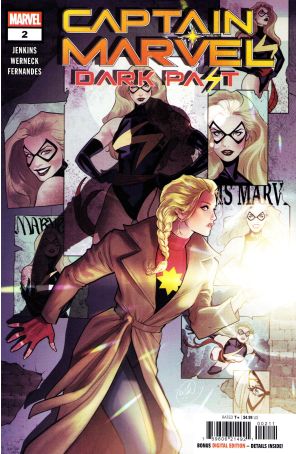 Captain Marvel: Dark Past 2 published by Marvel with cover art by Lucas Werneck
