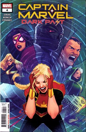 Captain Marvel: Dark Past 4 published by Marvel with cover art by Lucas Werneck
