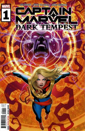 Captain Marvel: Dark Tempest 1 published by Marvel with cover art by Mike McKone