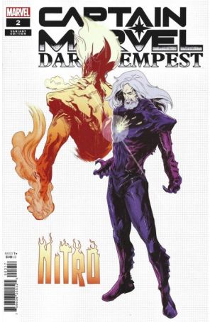 Captain Marvel: Dark Tempest 2F published by Marvel with cover art by Paolo Villanelli